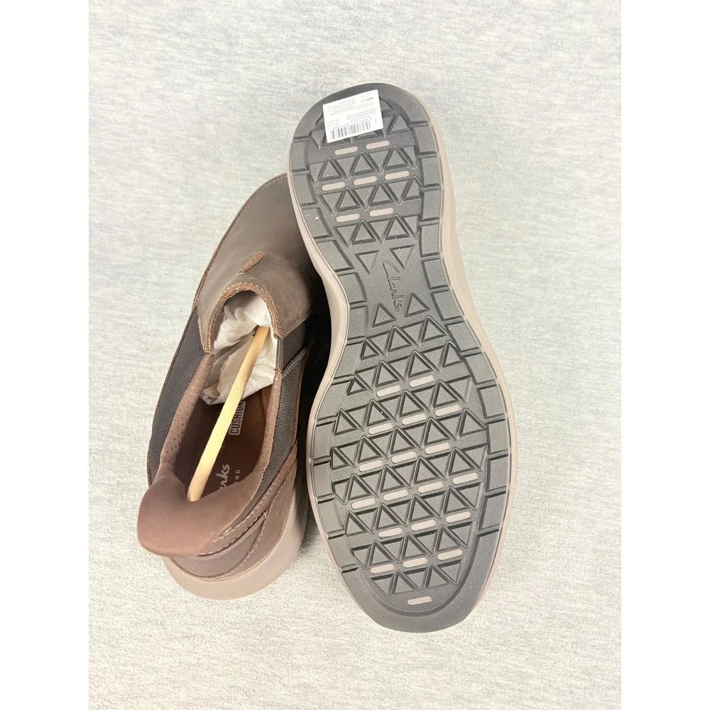 Clarks Artisan Mullan Step Slip On Loafers Mens 12 M Brown Leather Shoes